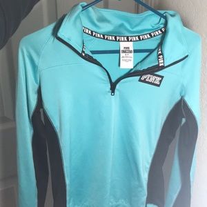 Never worn Pink Ultimate Sweater or Yoga Jacket